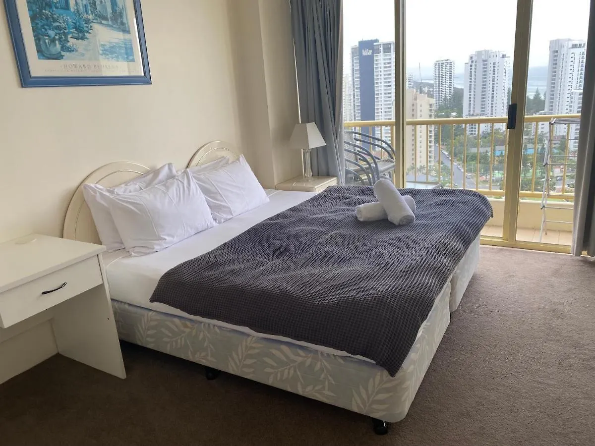 **** Lägenhetshotell Contessa Holiday Apartments Guldkusten Australien